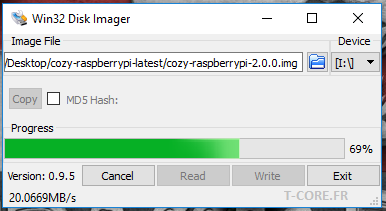 Win32DiskManager_CozyCloud_IMG_Install_progress